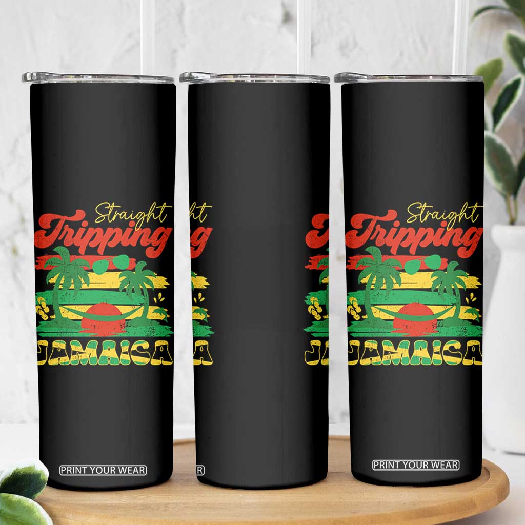 Jamaica Vacation Skinny Tumbler Straight Trippin Jamaica Family Girls Trip TS10 Print Your Wear