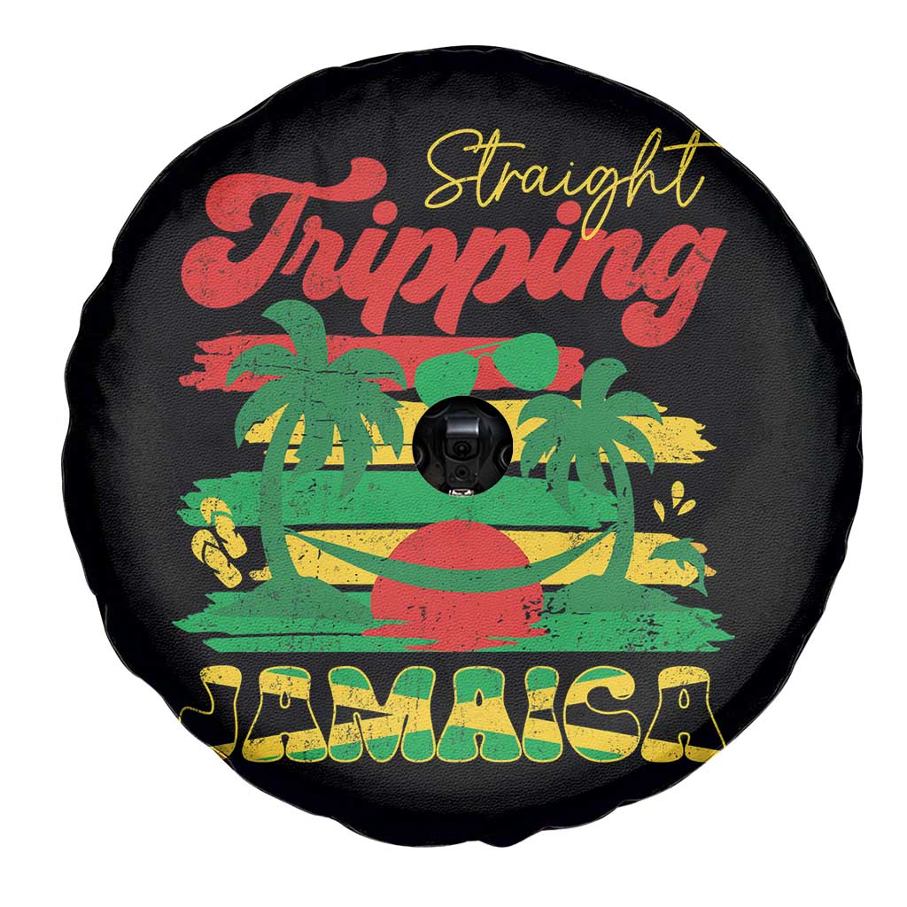 Jamaica Vacation Spare Tire Cover Straight Trippin Jamaica Family Girls Trip TS10 Print Your Wear