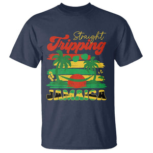 Jamaica Vacation T Shirt Straight Trippin Jamaica Family Girls Trip TS10 Navy Print Your Wear