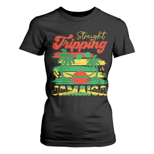Jamaica Vacation T Shirt For Women Straight Trippin Jamaica Family Girls Trip TS10 Black Print Your Wear