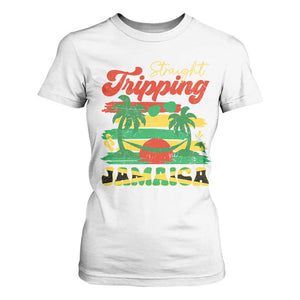 Jamaica Vacation T Shirt For Women Straight Trippin Jamaica Family Girls Trip TS10 White Print Your Wear