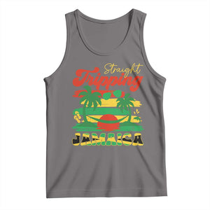 Jamaica Vacation Tank Top Straight Trippin Jamaica Family Girls Trip TS10 Deep Heather Print Your Wear