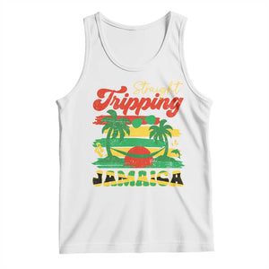 Jamaica Vacation Tank Top Straight Trippin Jamaica Family Girls Trip TS10 White Print Your Wear