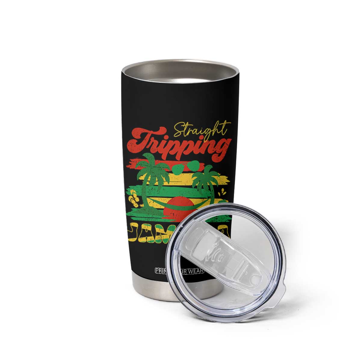 Jamaica Vacation Tumbler Cup Straight Trippin Jamaica Family Girls Trip TS10 Print Your Wear