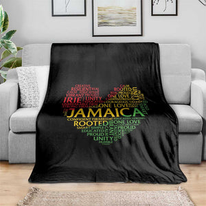 Jamaica Reggae Throw Blanket One Love Rasta Culture TS10 Print Your Wear