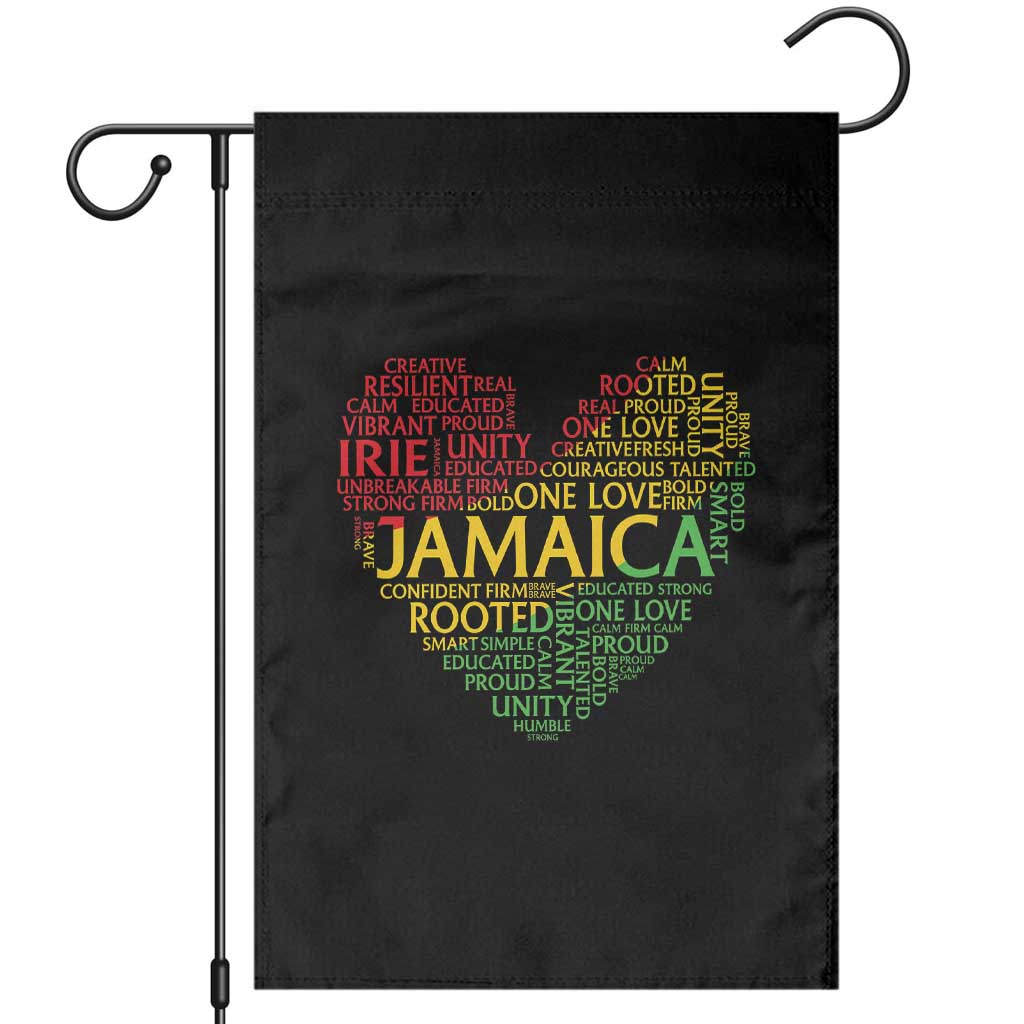 Jamaica Reggae Garden Flag One Love Rasta Culture TS10 Black Print Your Wear