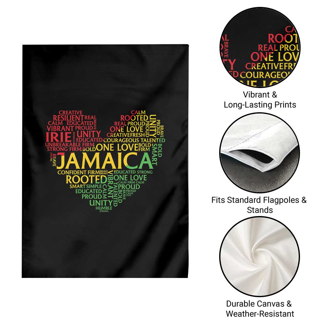 Jamaica Reggae Garden Flag One Love Rasta Culture TS10 Print Your Wear