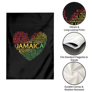 Jamaica Reggae Garden Flag One Love Rasta Culture TS10 Print Your Wear