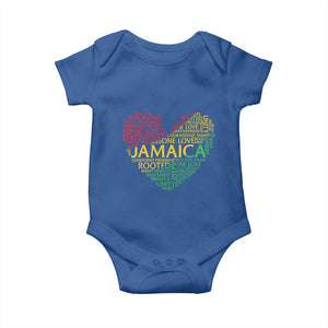 Jamaica Reggae Baby Onesie One Love Rasta Culture TS10 Royal Blue Print Your Wear