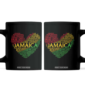 Jamaica Reggae Coffee Mug One Love Rasta Culture TS10 Black Print Your Wear