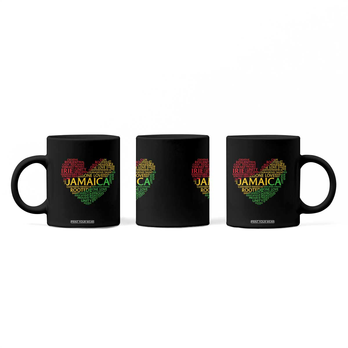 Jamaica Reggae Coffee Mug One Love Rasta Culture TS10 Print Your Wear
