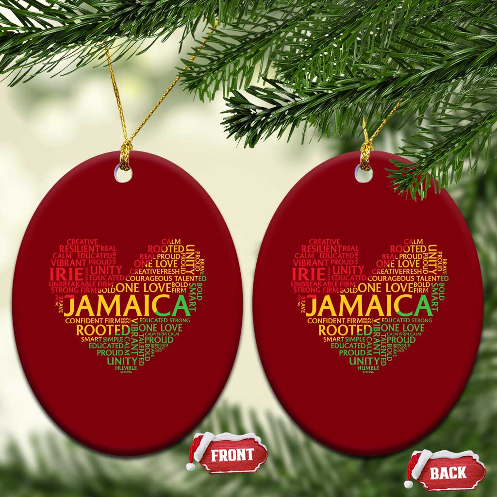 Jamaica Reggae Ceramic Ornament One Love Rasta Culture TS10 Print Your Wear