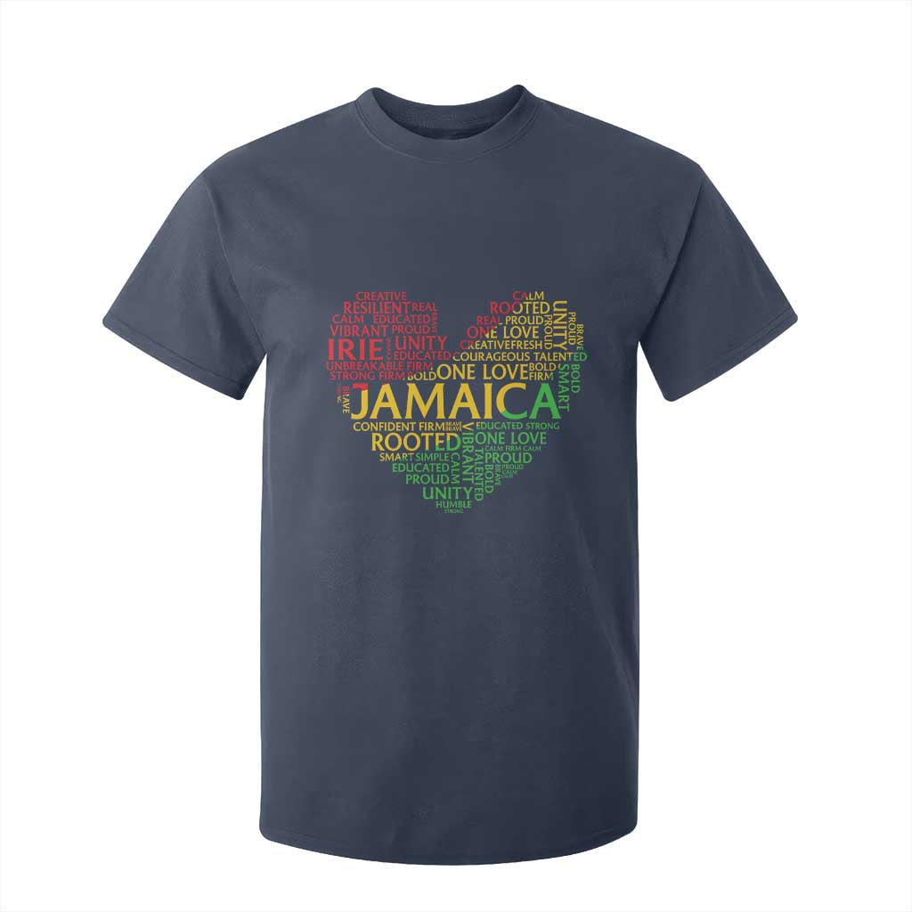 Jamaica Reggae T Shirt For Kid One Love Rasta Culture TS10 Navy Print Your Wear