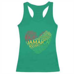 Jamaica Reggae Racerback Tank Top One Love Rasta Culture TS10 Irish Green Print Your Wear