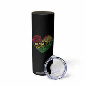 Jamaica Reggae Skinny Tumbler One Love Rasta Culture TS10 Print Your Wear