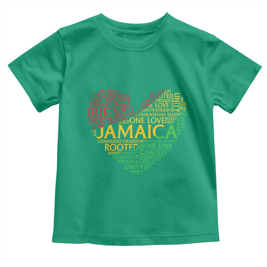 Jamaica Reggae Toddler T Shirt One Love Rasta Culture TS10 Irish Green Print Your Wear