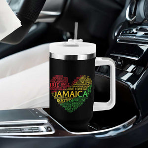 Jamaica Reggae Tumbler With Handle One Love Rasta Culture TS10 Print Your Wear