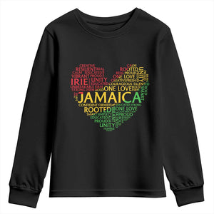 Jamaica Reggae Youth Sweatshirt One Love Rasta Culture TS10 Black Print Your Wear