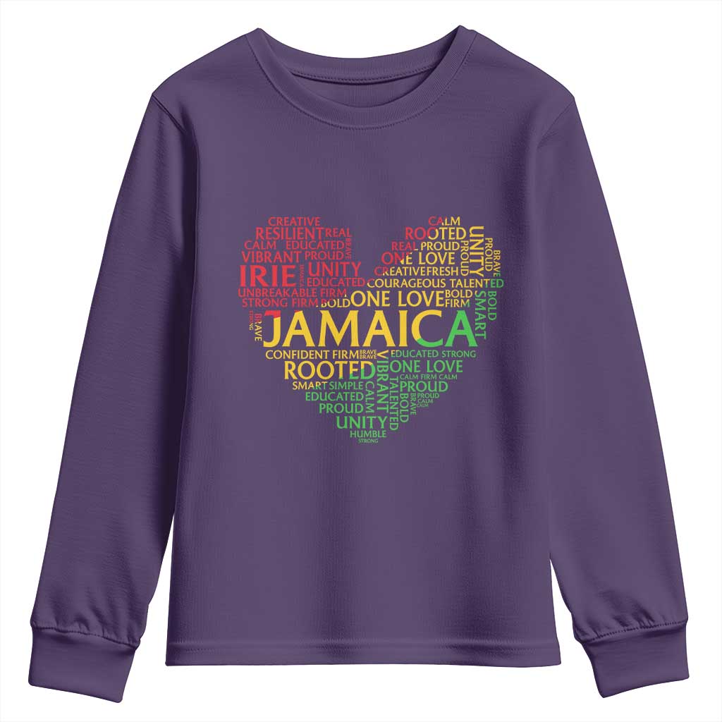 Jamaica Reggae Youth Sweatshirt One Love Rasta Culture TS10 Purple Print Your Wear
