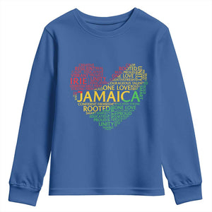 Jamaica Reggae Youth Sweatshirt One Love Rasta Culture TS10 Royal Blue Print Your Wear