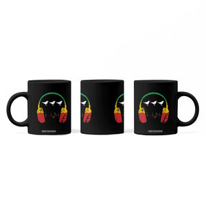 Little Birds Coffee Mug Rastafari Rasta Reggae Music Headphones Jamaican Pride TS10 Print Your Wear