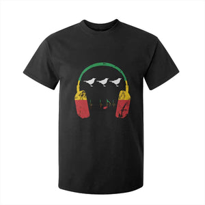 Little Birds T Shirt For Kid Rastafari Rasta Reggae Music Headphones Jamaican Pride TS10 Black Print Your Wear