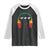Little Birds Raglan Shirt Rastafari Rasta Reggae Music Headphones Jamaican Pride TS10 Black White Print Your Wear
