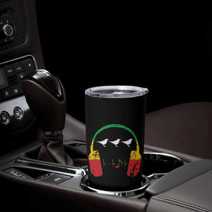Little Birds Tumbler Cup Rastafari Rasta Reggae Music Headphones Jamaican Pride TS10 Print Your Wear