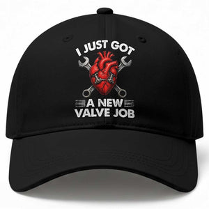 Cool Heart Surgery Survivor Baseball Cap Funny Valve Job Coronary Bypass Artery Open Heart Surgery