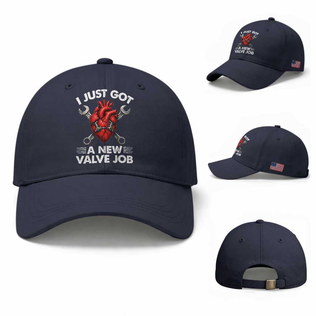 Cool Heart Surgery Survivor Baseball Cap Funny Valve Job Coronary Bypass Artery Open Heart Surgery