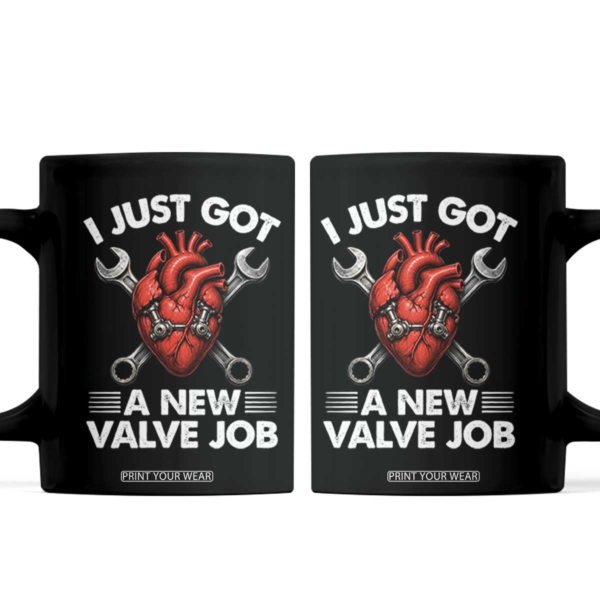 Cool Heart Surgery Survivor Coffee Mug Funny Valve Job Coronary Bypass Artery Open Heart Surgery