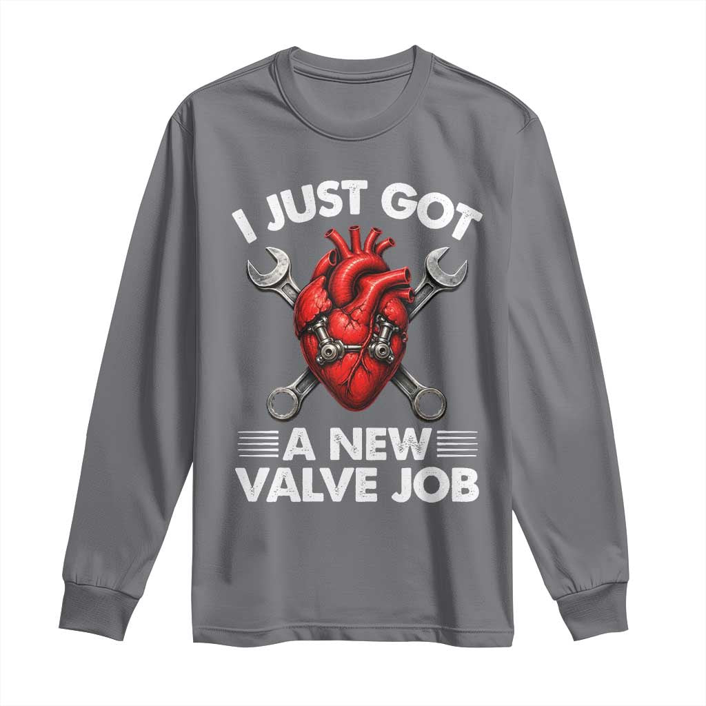 Cool Heart Surgery Survivor Long Sleeve Shirt Funny Valve Job Coronary Bypass Artery Open Heart Surgery