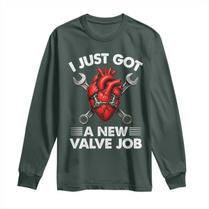 Cool Heart Surgery Survivor Long Sleeve Shirt Funny Valve Job Coronary Bypass Artery Open Heart Surgery