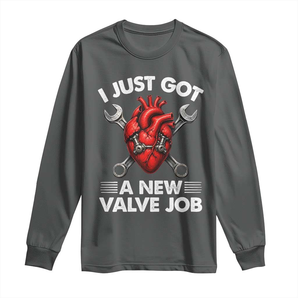 Cool Heart Surgery Survivor Long Sleeve Shirt Funny Valve Job Coronary Bypass Artery Open Heart Surgery