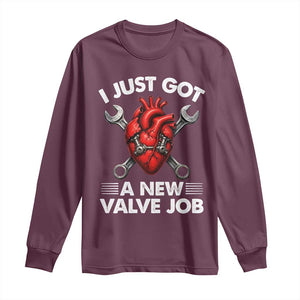 Cool Heart Surgery Survivor Long Sleeve Shirt Funny Valve Job Coronary Bypass Artery Open Heart Surgery
