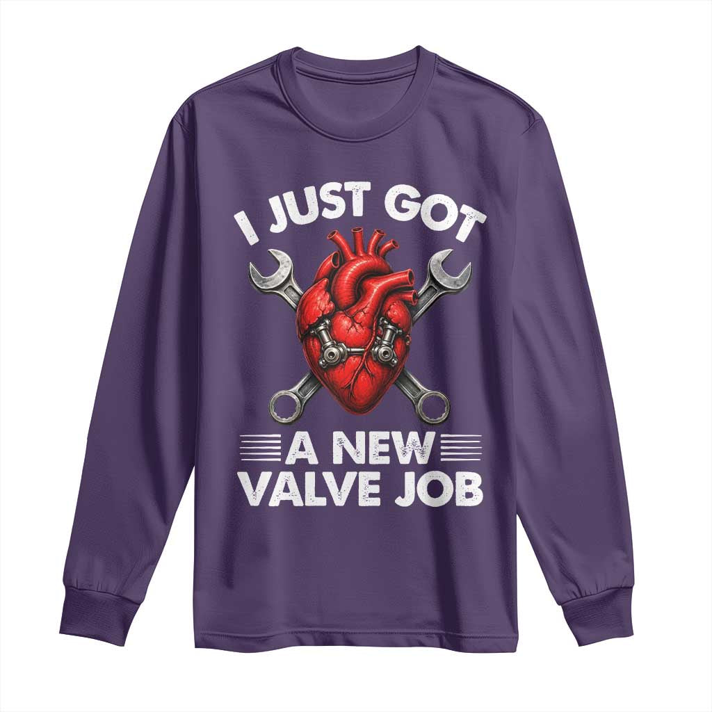 Cool Heart Surgery Survivor Long Sleeve Shirt Funny Valve Job Coronary Bypass Artery Open Heart Surgery