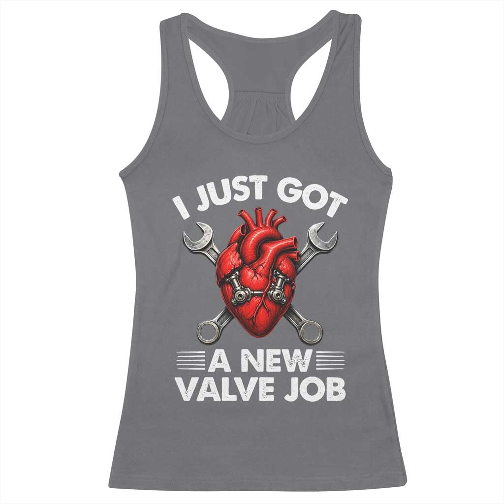 Cool Heart Surgery Survivor Racerback Tank Top Funny Valve Job Coronary Bypass Artery Open Heart Surgery