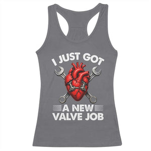 Cool Heart Surgery Survivor Racerback Tank Top Funny Valve Job Coronary Bypass Artery Open Heart Surgery