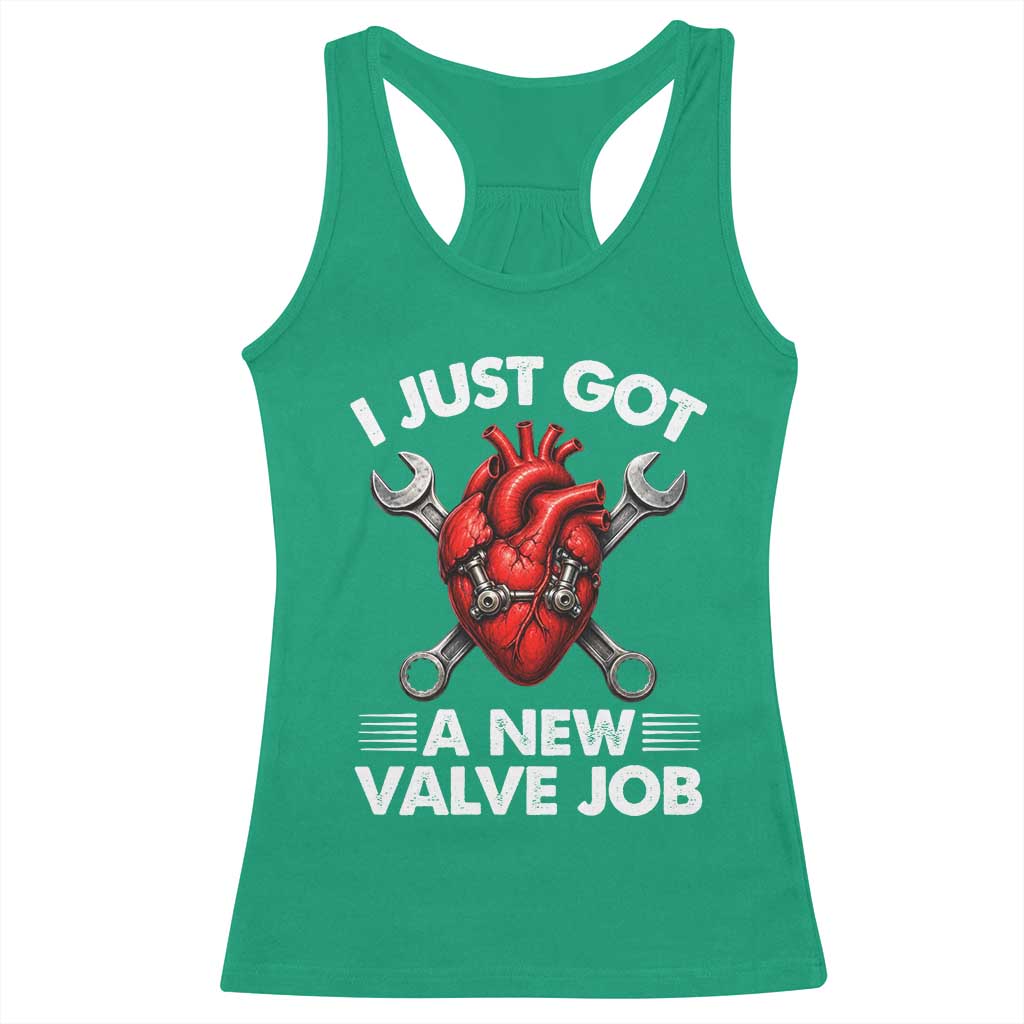 Cool Heart Surgery Survivor Racerback Tank Top Funny Valve Job Coronary Bypass Artery Open Heart Surgery