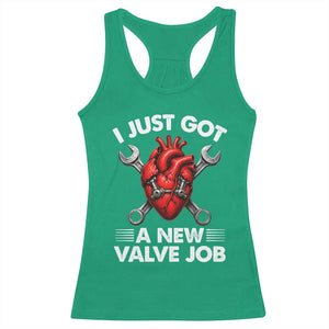 Cool Heart Surgery Survivor Racerback Tank Top Funny Valve Job Coronary Bypass Artery Open Heart Surgery