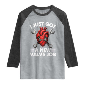 Cool Heart Surgery Survivor Raglan Shirt Funny Valve Job Coronary Bypass Artery Open Heart Surgery