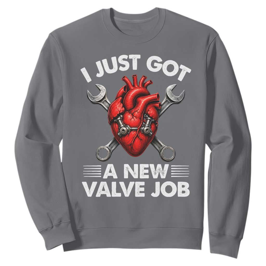 Cool Heart Surgery Survivor Sweatshirt Funny Valve Job Coronary Bypass Artery Open Heart Surgery