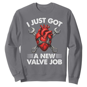 Cool Heart Surgery Survivor Sweatshirt Funny Valve Job Coronary Bypass Artery Open Heart Surgery