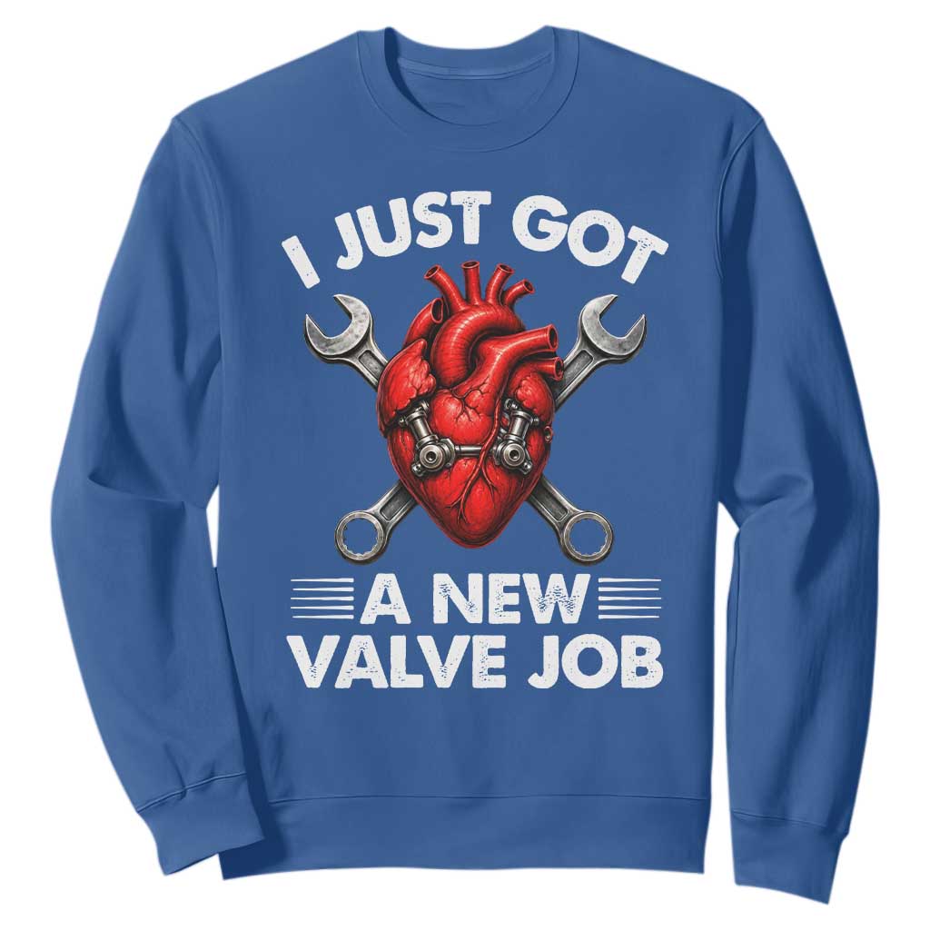 Cool Heart Surgery Survivor Sweatshirt Funny Valve Job Coronary Bypass Artery Open Heart Surgery