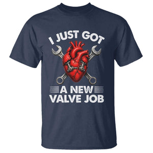 Cool Heart Surgery Survivor T Shirt Funny Valve Job Coronary Bypass Artery Open Heart Surgery
