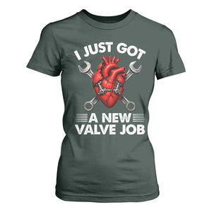 Cool Heart Surgery Survivor T Shirt For Women Funny Valve Job Coronary Bypass Artery Open Heart Surgery