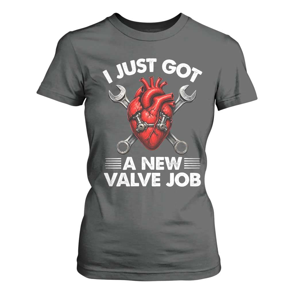 Cool Heart Surgery Survivor T Shirt For Women Funny Valve Job Coronary Bypass Artery Open Heart Surgery