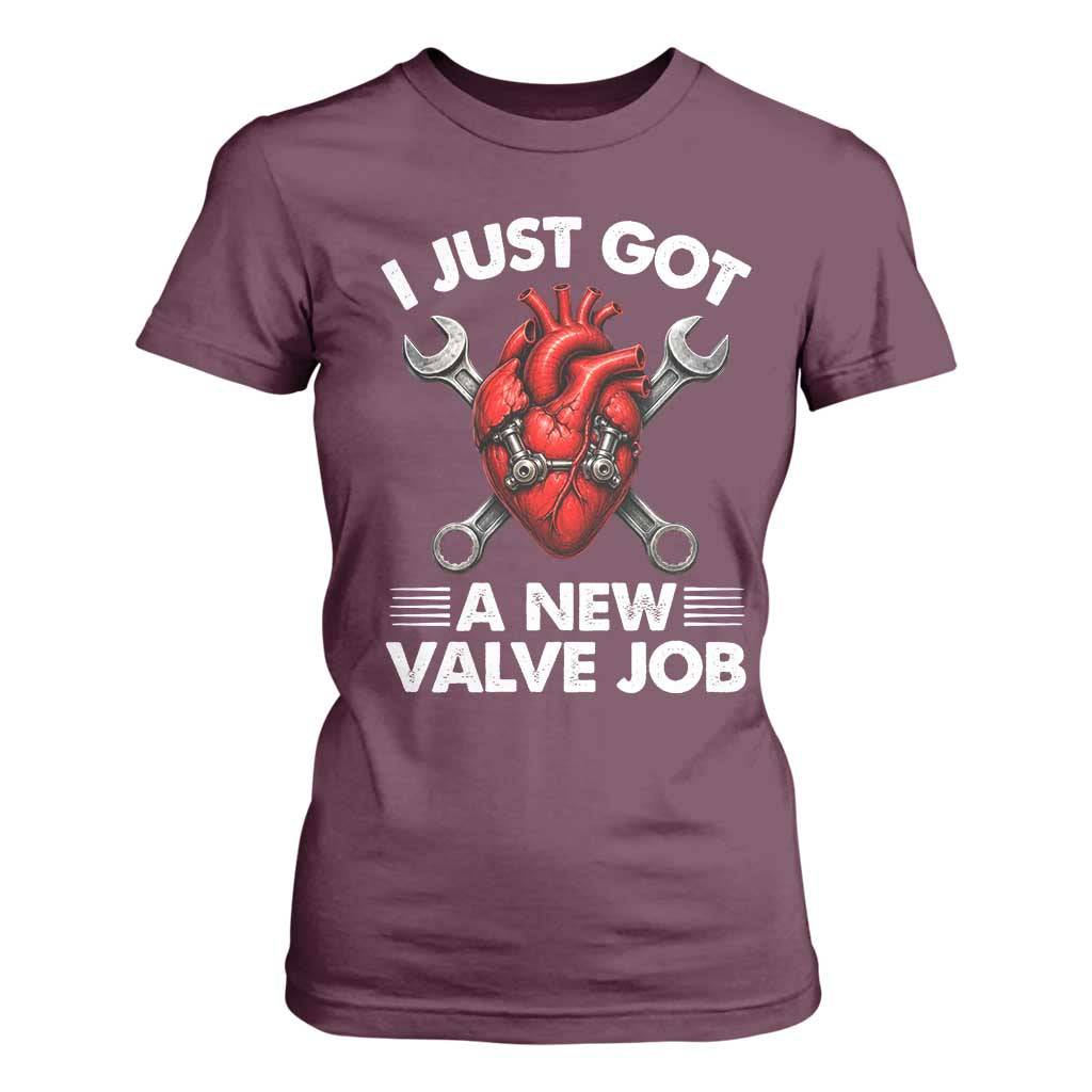 Cool Heart Surgery Survivor T Shirt For Women Funny Valve Job Coronary Bypass Artery Open Heart Surgery