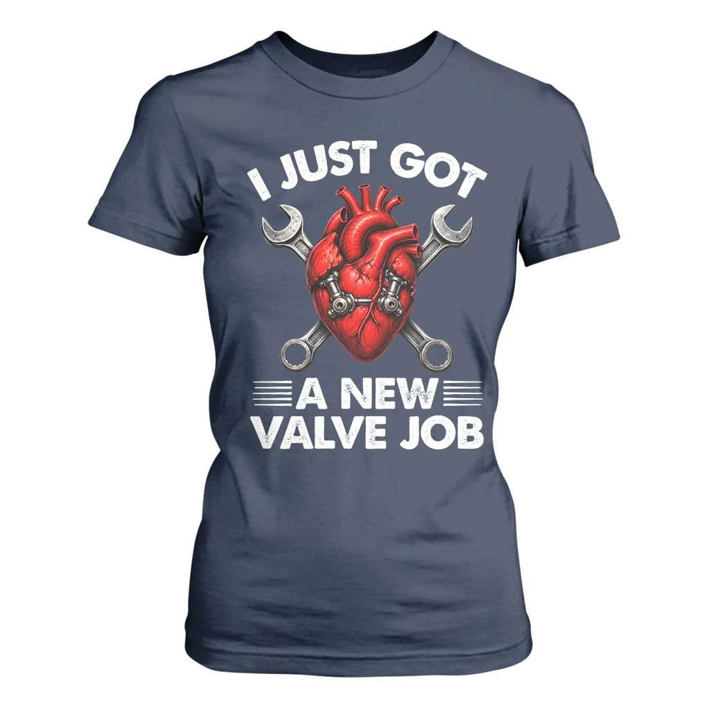 Cool Heart Surgery Survivor T Shirt For Women Funny Valve Job Coronary Bypass Artery Open Heart Surgery