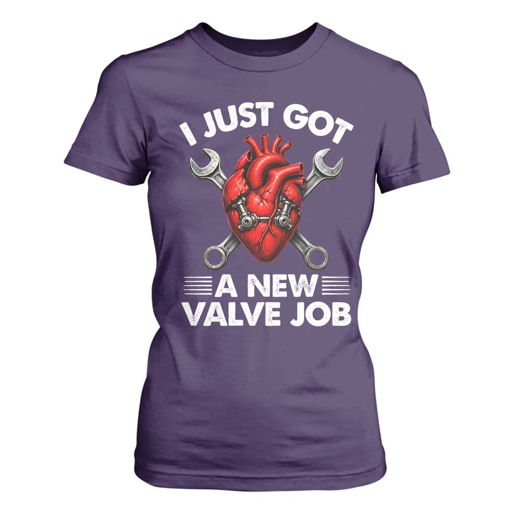 Cool Heart Surgery Survivor T Shirt For Women Funny Valve Job Coronary Bypass Artery Open Heart Surgery